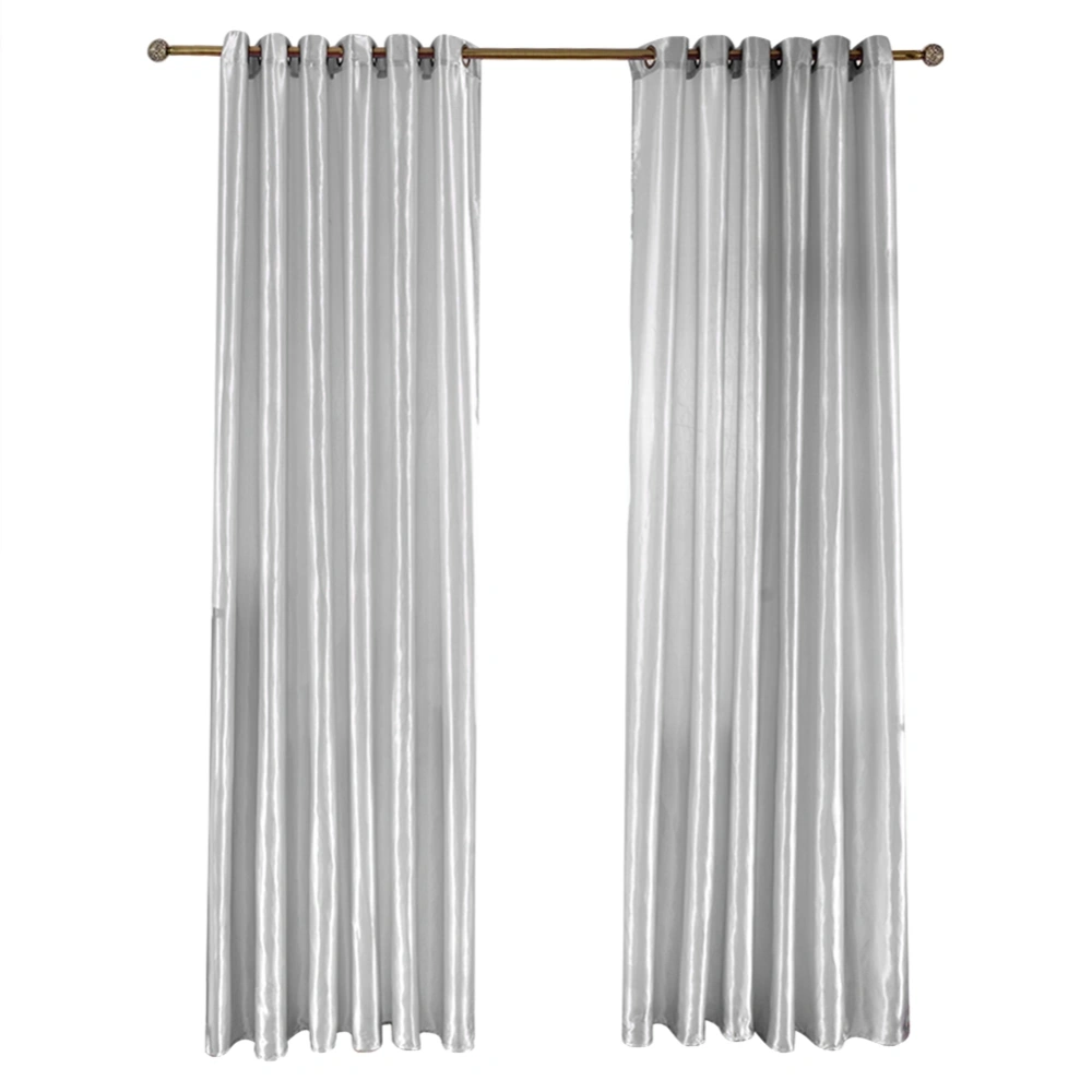 Korean Style Door Window Curtain Blackout Drape Bathroom Livling room Decor Gray