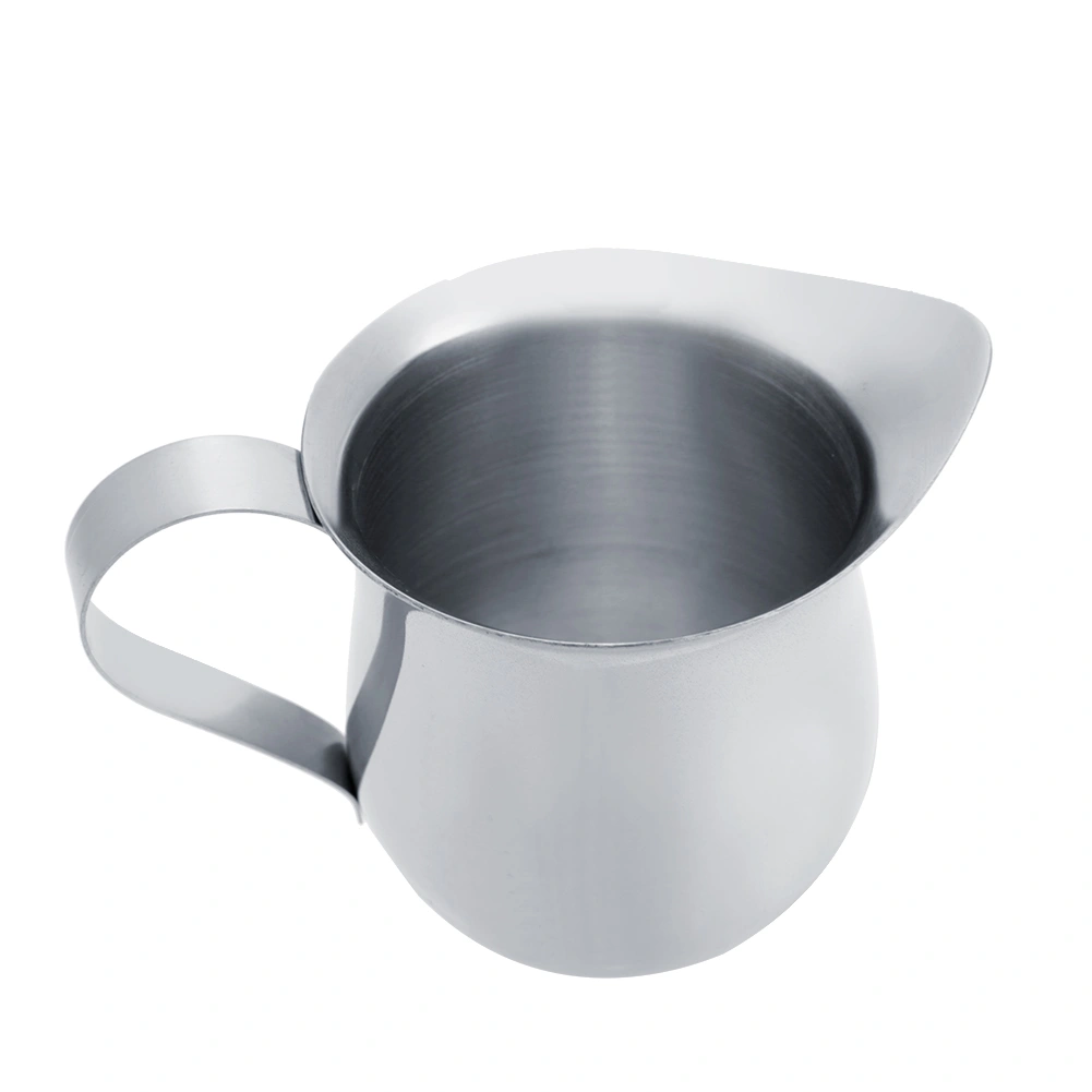 Milk Frothing Pitcher Stainless Steel Frothing Pitcher Jug for Coffee Cream Espresso(150ml)
