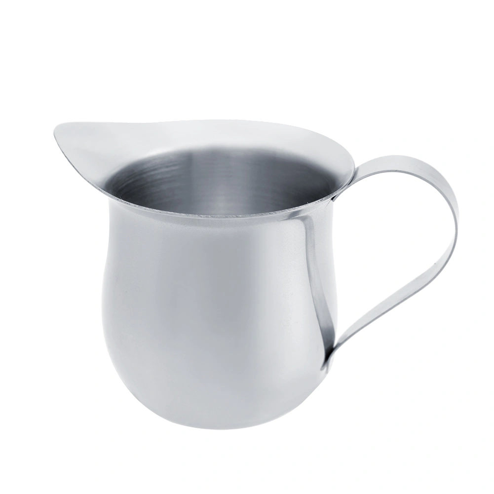 Milk Frothing Pitcher Stainless Steel Frothing Pitcher Jug for Coffee Cream Espresso(150ml)