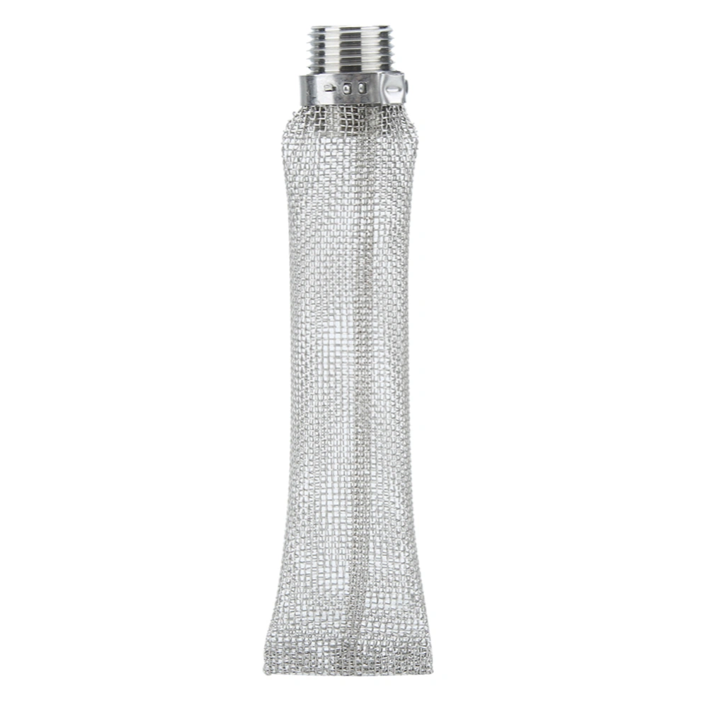 1/2in NPT Stainless Steel Beer Filter Screen Mesh Filter for Homebrew Beer Kettle Mash Tun(6in)