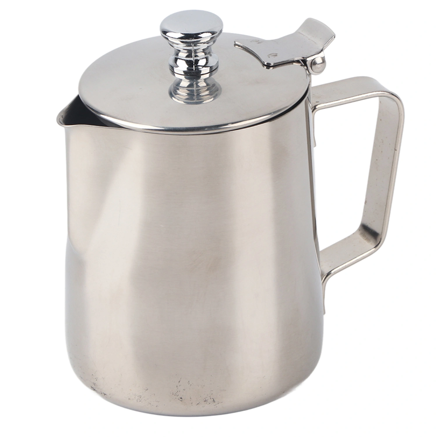 350ml Stainless Steel Milk Craft Coffee Latte Frothing Art Jug Pitcher Mug Cup with Lid