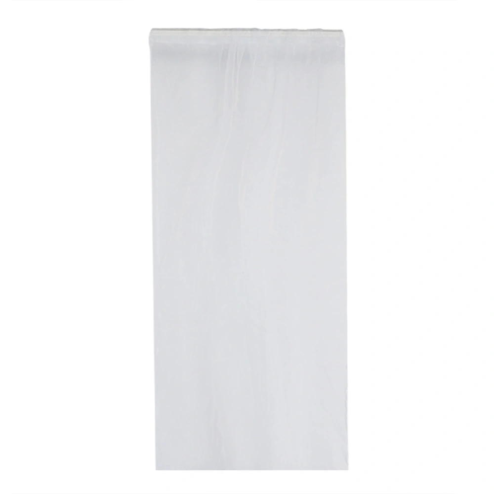 Sheer Rod Pocket Window Curtain Bedroom Balcony Drape Curtain Window Treatment (White)