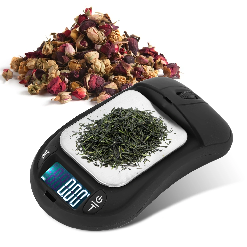 200g / 0.01g Electronic Digital Scale Portable Pocket Mouse Scale Jewelry Tea Weighing Tool
