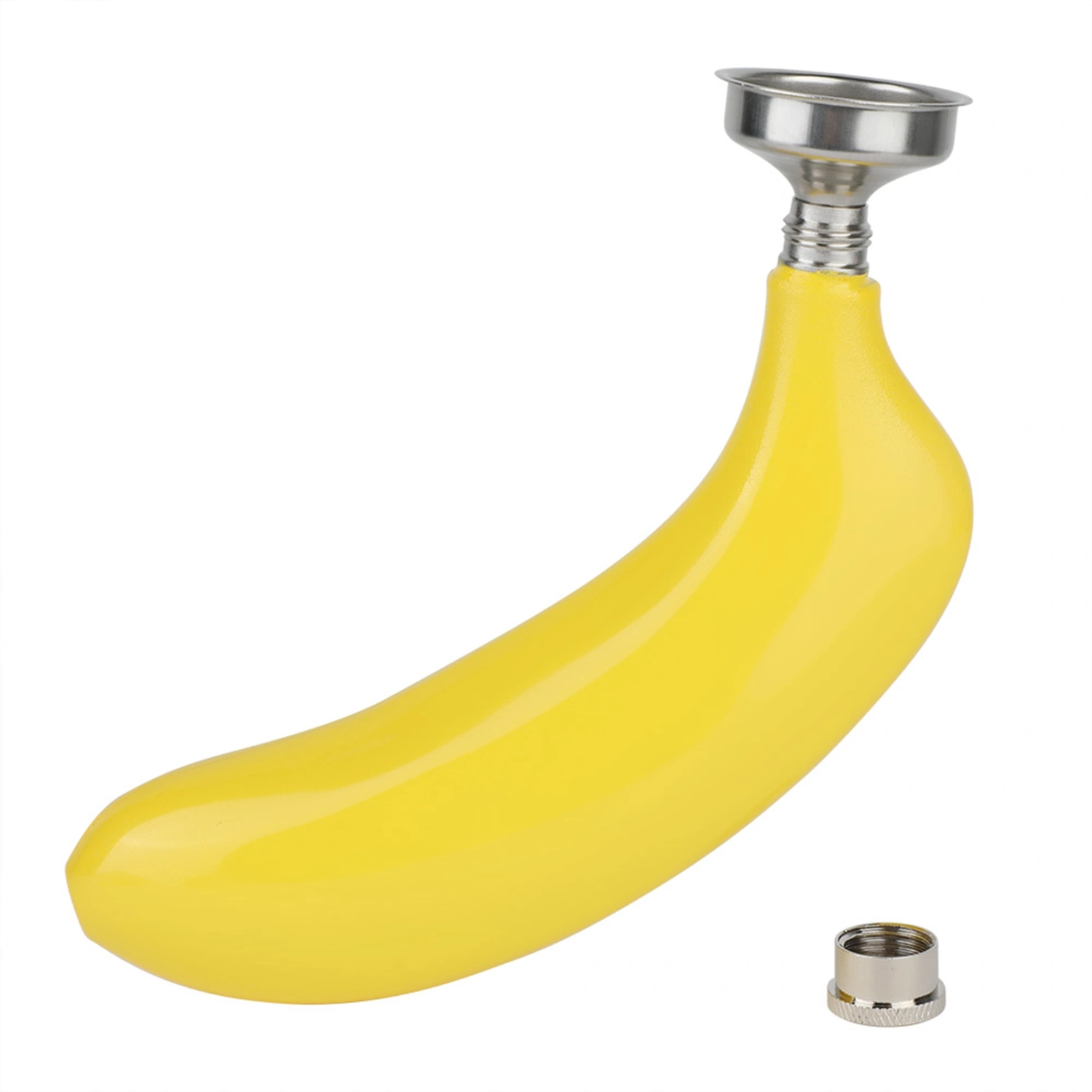 Stainless Steel 5oz Portable Fruit Shaped Whiskey Liquor Alcohol Pocket Bottle with Funnel