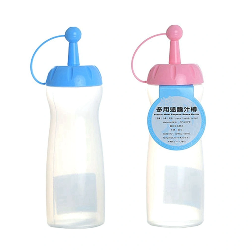 Squeeze Bottle Dispenser with Twist On Cap Mayo Sauces Vinegar Oil Ketchup Cooking Tool