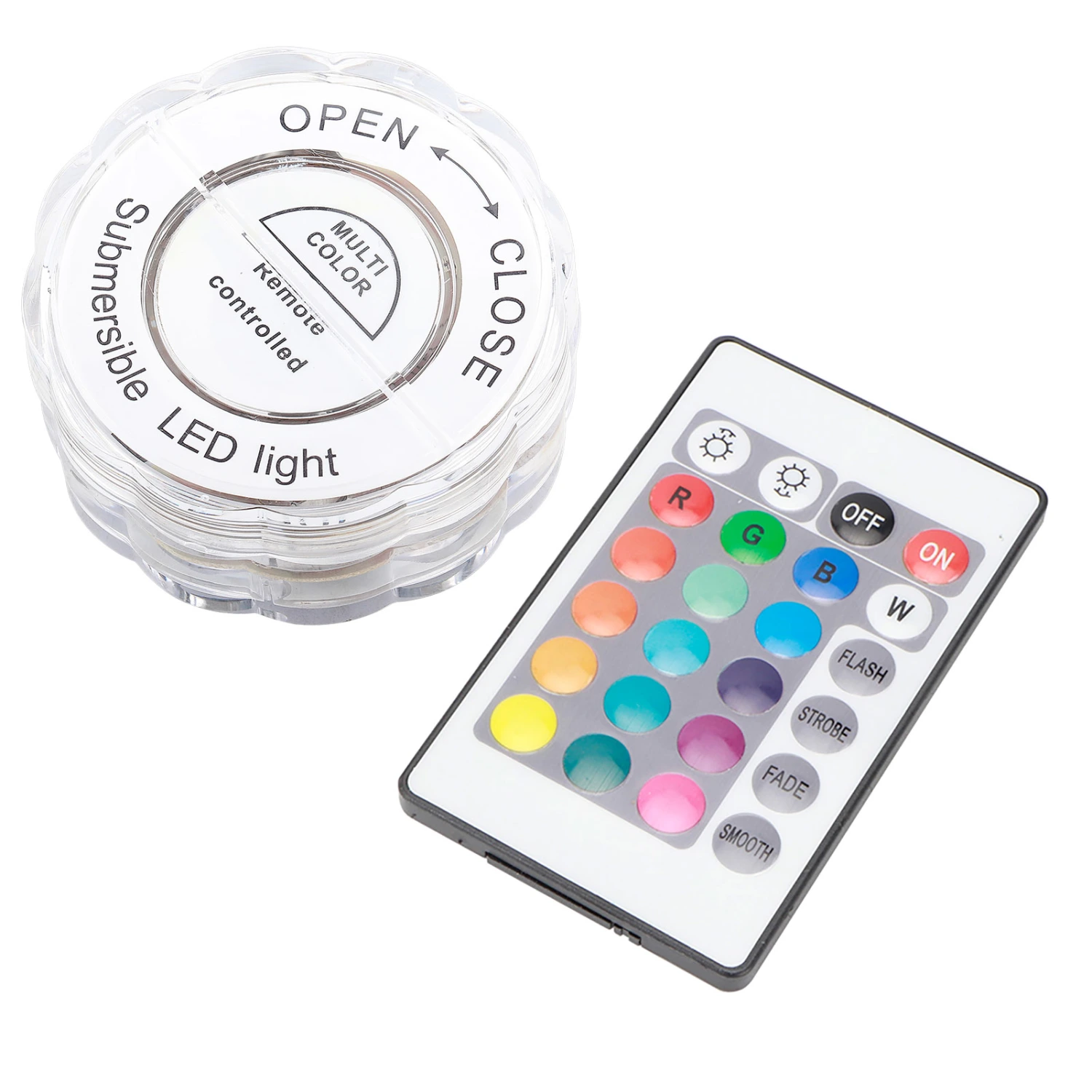 10LED Chip Knob Remote Control Diving Light Waterproof Aquarium Light Lighting Supplies