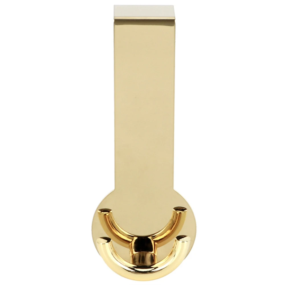 Stainless Steel Drawer Hook Back Door Hook Hanger for Office Clothes Bag Organizer(Gold)