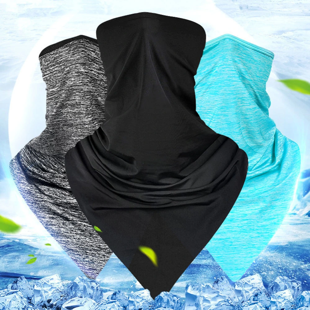 Dustproof Triangle Face Shield Riding Sun Protection Face Mask