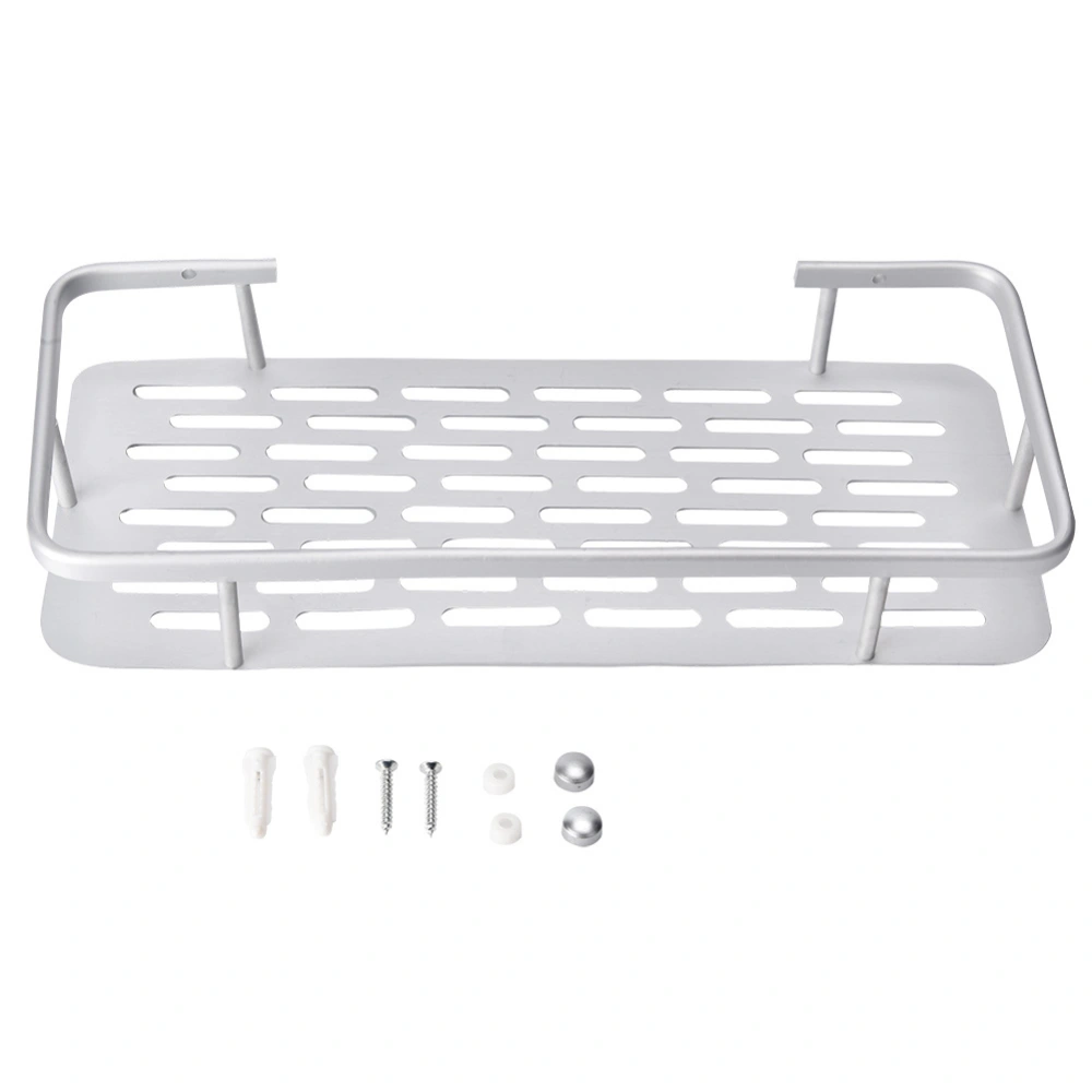 Aluminum Wall Mounted Storage Shelf Rack Bathroom Kitchen