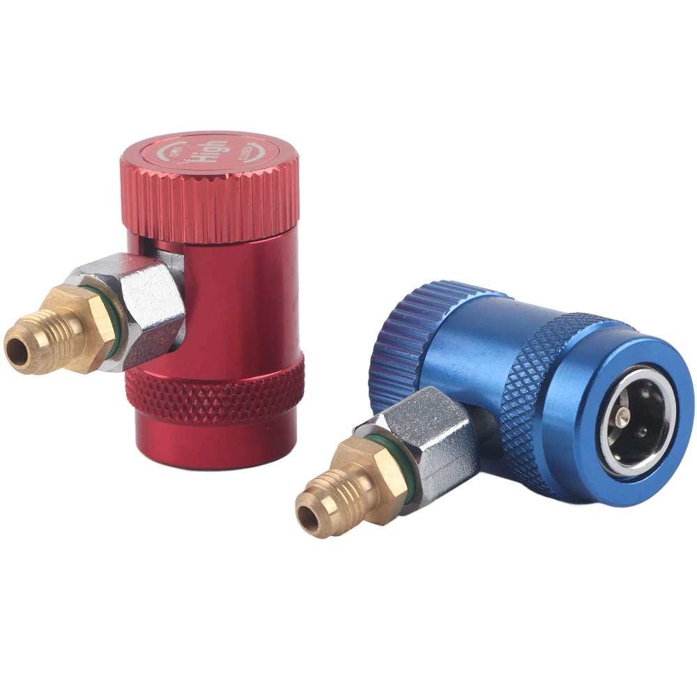 Professional Quick Couplers Air Conditioner Service Port Adapter Fit for R1234yf Refrigerants