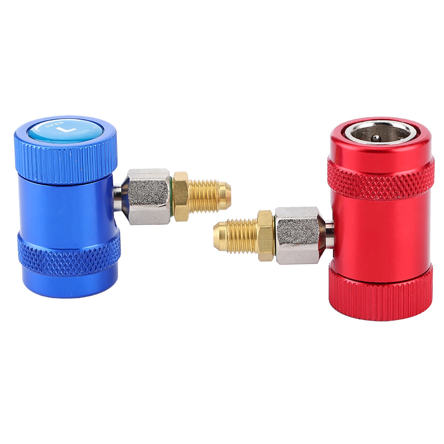 Professional Quick Couplers Air Conditioner Service Port Adapter Fit for R1234yf Refrigerants