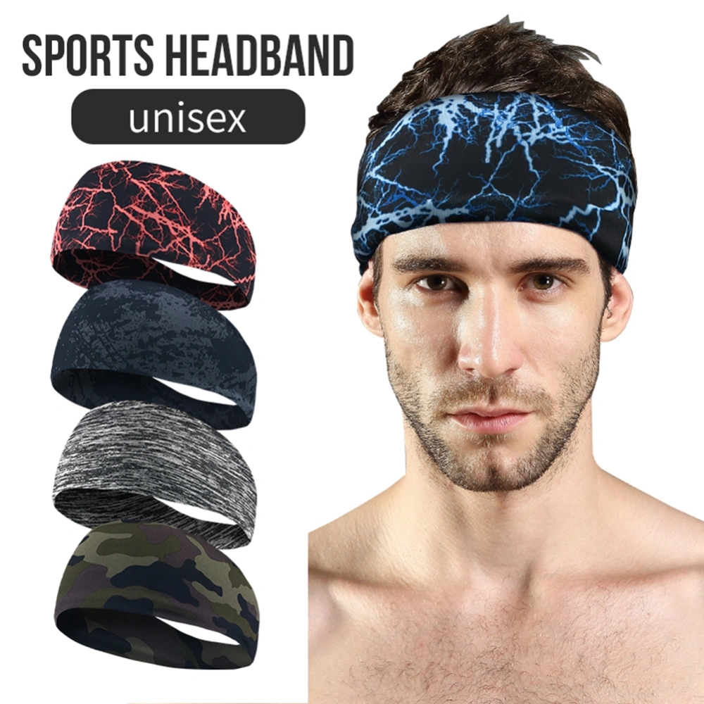 Unisex Running Fitness Headband Moisture Wicking Sports Headband