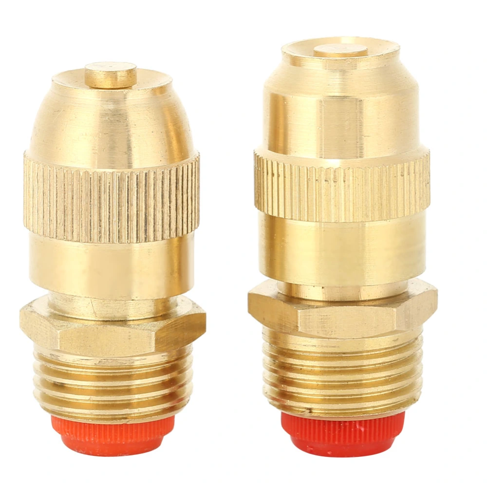 2Pcs G1/2 FNPT DN15 Copper Lawn Sprinkler Misting Water Nozzle Cooling Sprinkling Irrigation