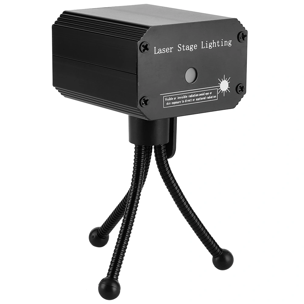 LED Mini Dj Bar Stage Light Sound Control Christmas Projector Light with Tripod for Club Party