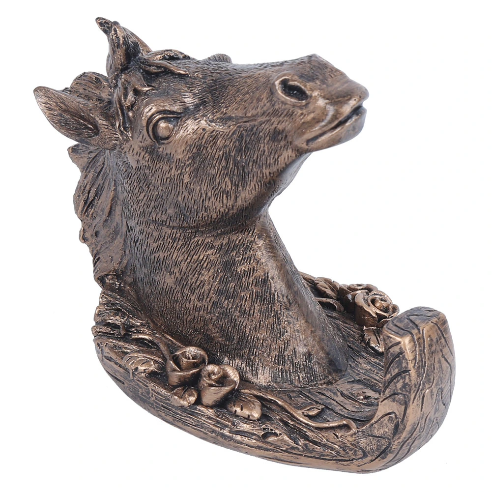 Cute Animal shape Wall Hanging Hook Coat Hat Clothes Rack Hooks Decoration for Bathroom Bedroom(Horse shape )
