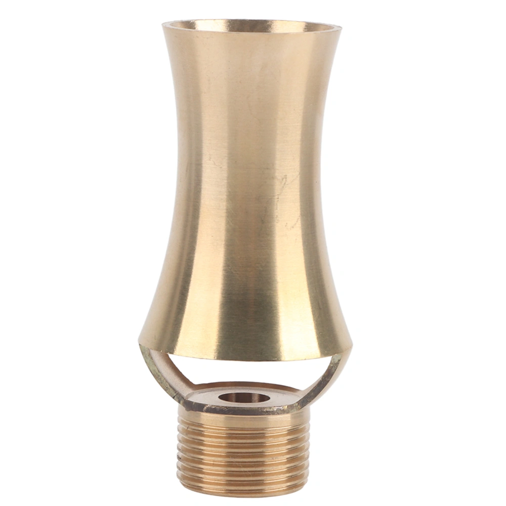 Brass Ice Tower Cascade Cedar Water Fountain Nozzle Spray Pond Sprinkler Head (1/2'3/4'）