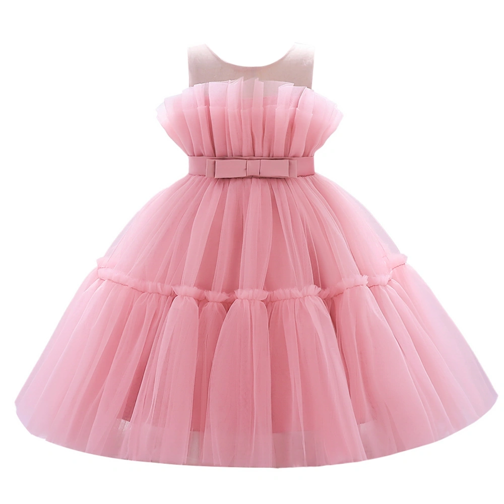 Kids Girls Princess Party Dress Sleeveless Mesh Tulle Tutu Gowns 