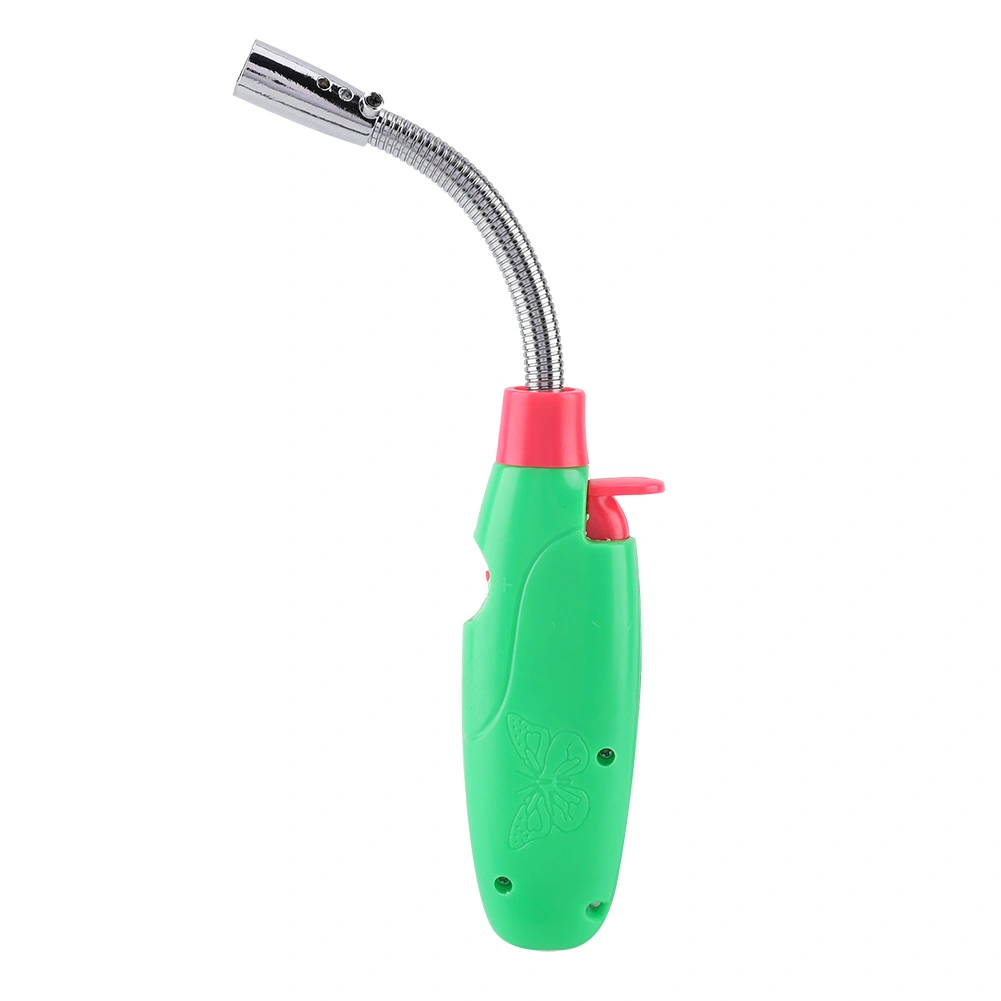 Refillable Gas Lighter BBQ Outdoors 360°Flexible Hose Kitchen Stove Ignitor