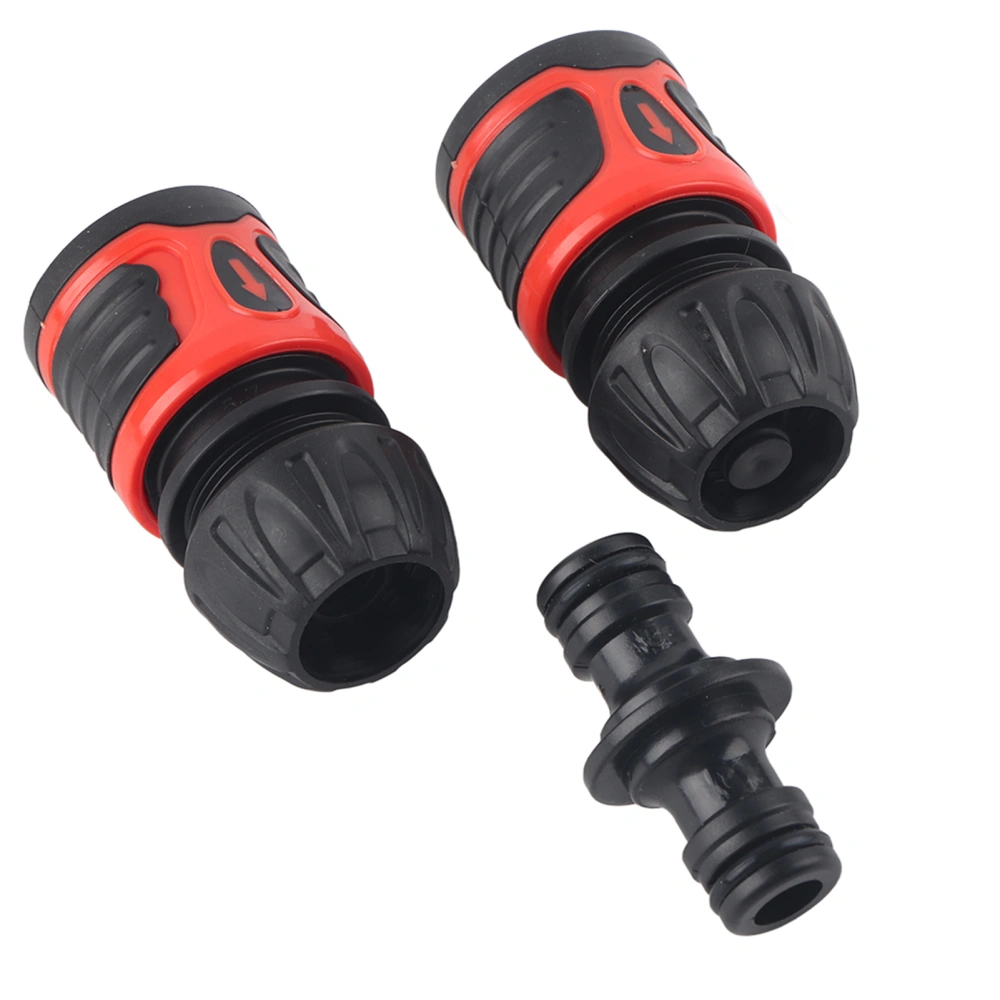 3Pcs Quick Connection Hose Connector Water Pipe Adapter Garden Accessories for 1/2 Hose