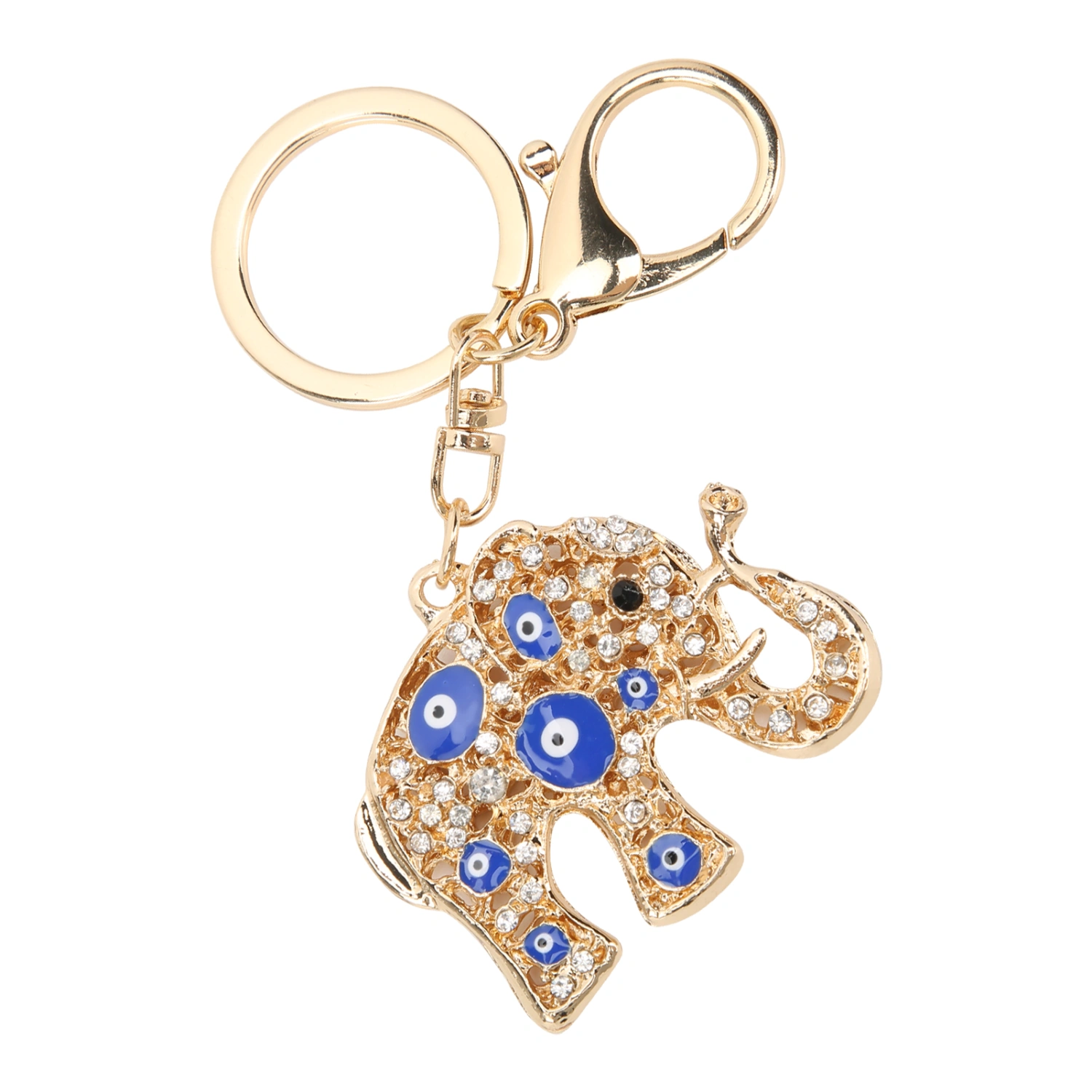 Evil Eye Keychain Durable Protection Charm Good Luck Keychain for Handbag Hooks Home Decoration