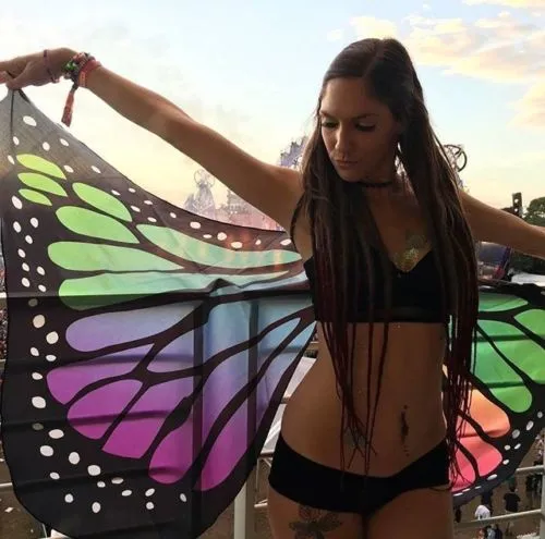 Women Butterfly Wings, Costume Beach Shawl, Coverups Bikini Wrap