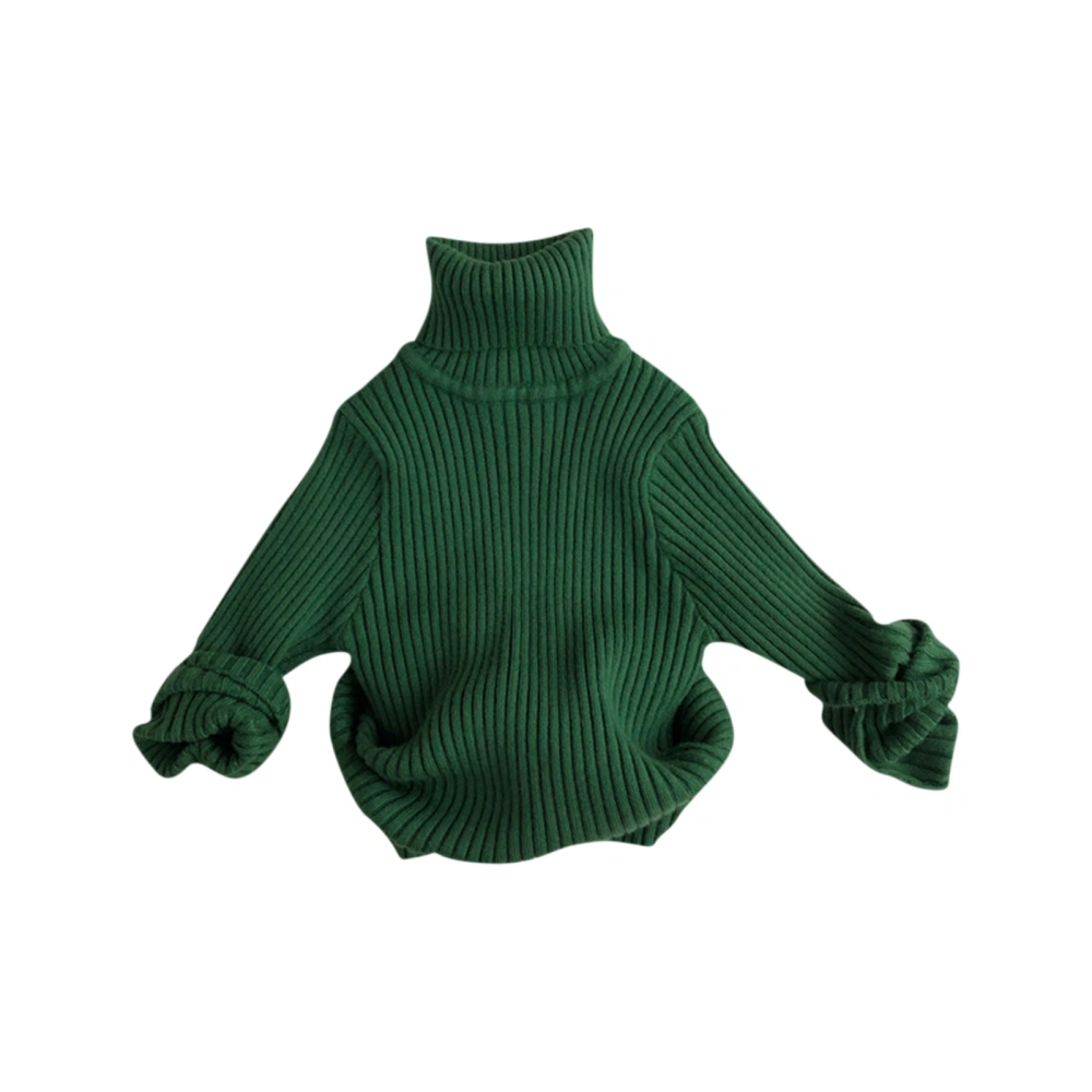 Kid's Sweater, Autumn Winter Warm Long Sleeve Turtleneck Sweater for Vacation