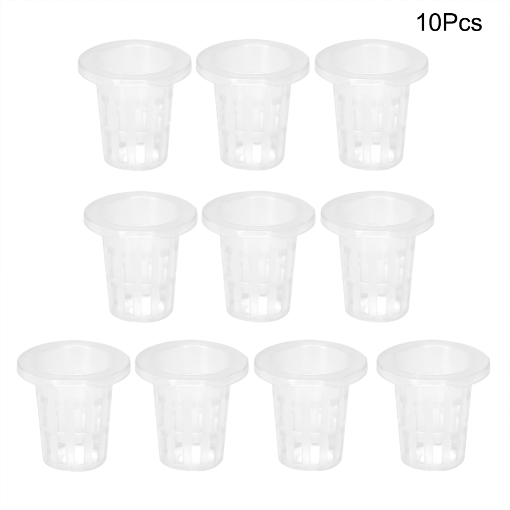 10pcs/Set Breathable Plastic Hydroponic Basket Cup for Garden Balcony Planting