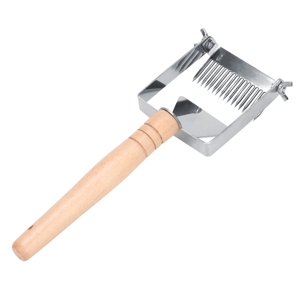 Adjustable Stainless Steel Beehive Scraper Beekeeping Uncapping Fork Tool Equipment