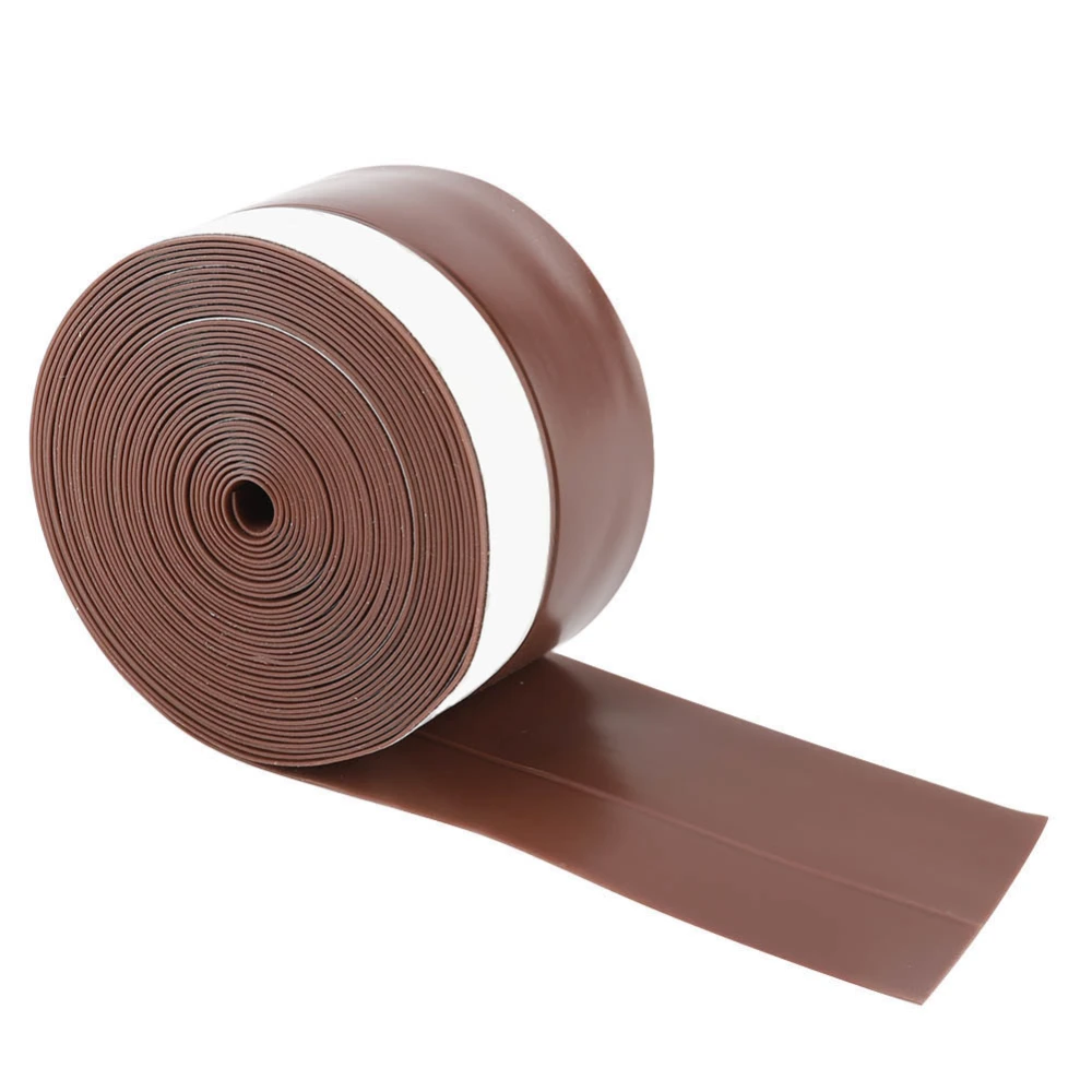 5M 45mm Self adhesive Door Window Wind Insect Dust Prevention Sealing Strip (Brown)