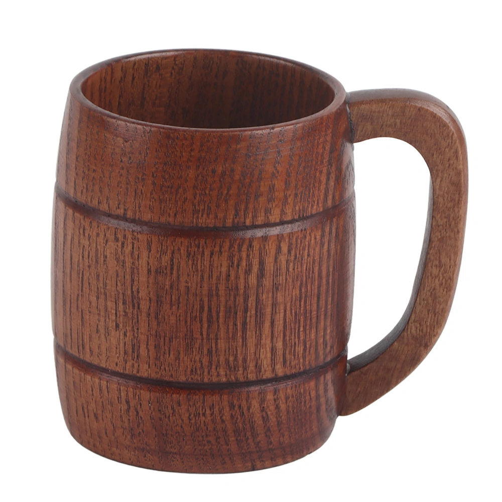 Natural Pure Wooden Beer Cup Handmade Eco friendly Water Drinking Cups