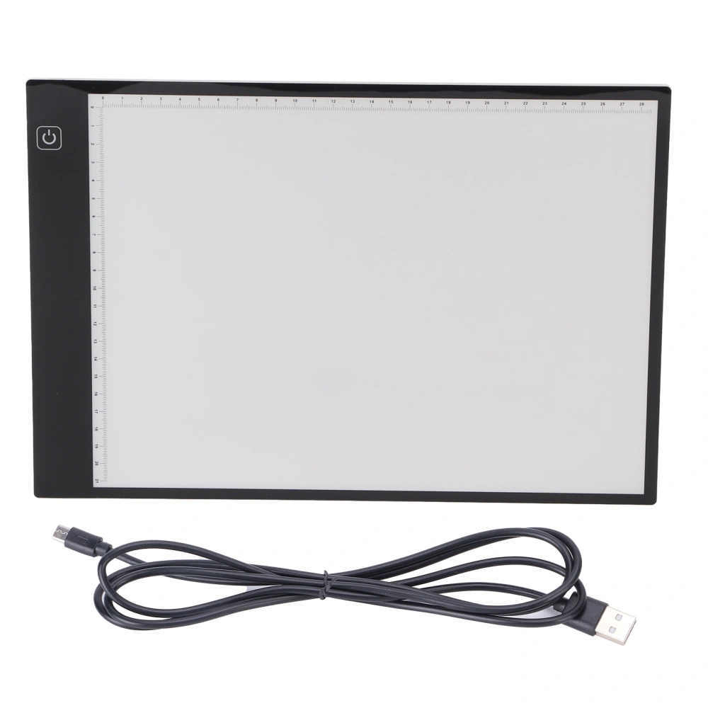 LED Copy Board Portable A4 Artcraft Tracing Pad with 1.5 Meters Usb Cable for Calligraphy Embossing Cut Paste Painting