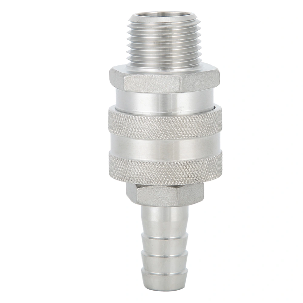 1/2in Female Thread Stainless Steel Quick Connector Adapter for Brewing Beer