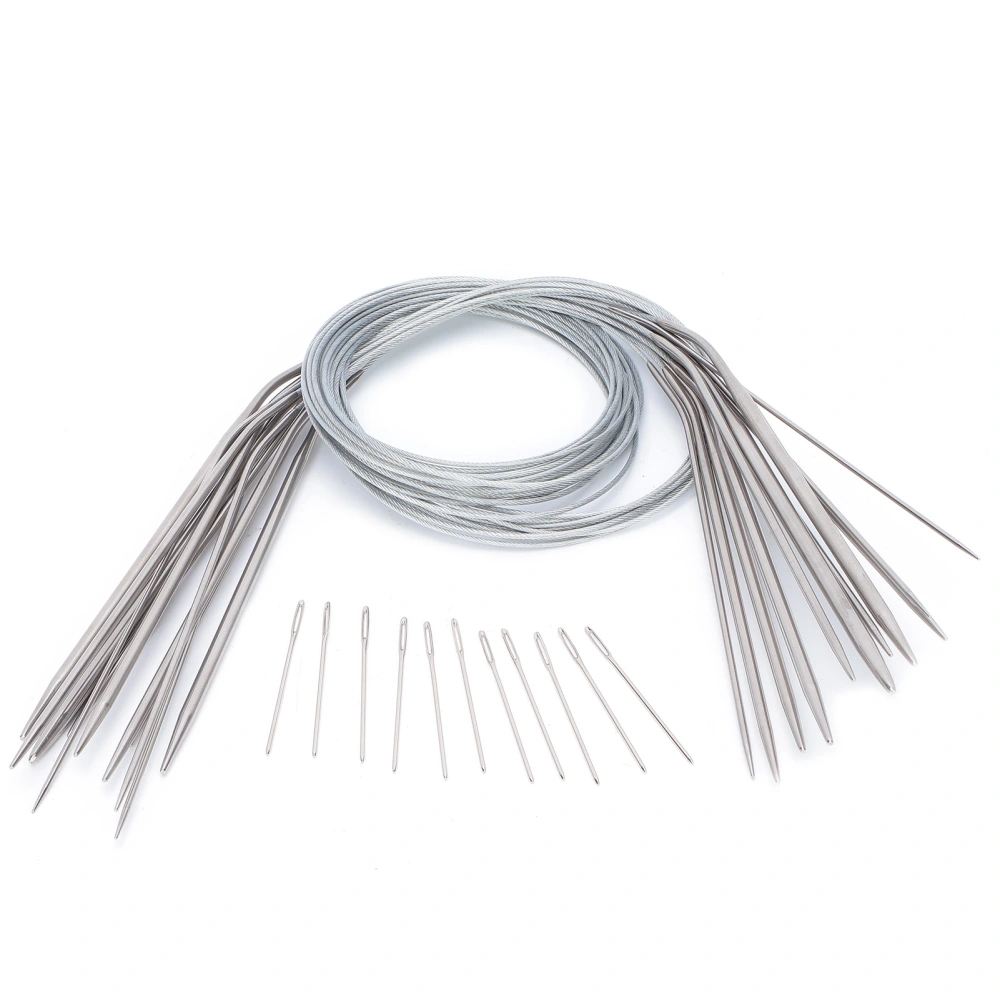 Circular Knitting Needles Stainless Steel Round Needles Various Sizes Crochet Knitting Needles80cm