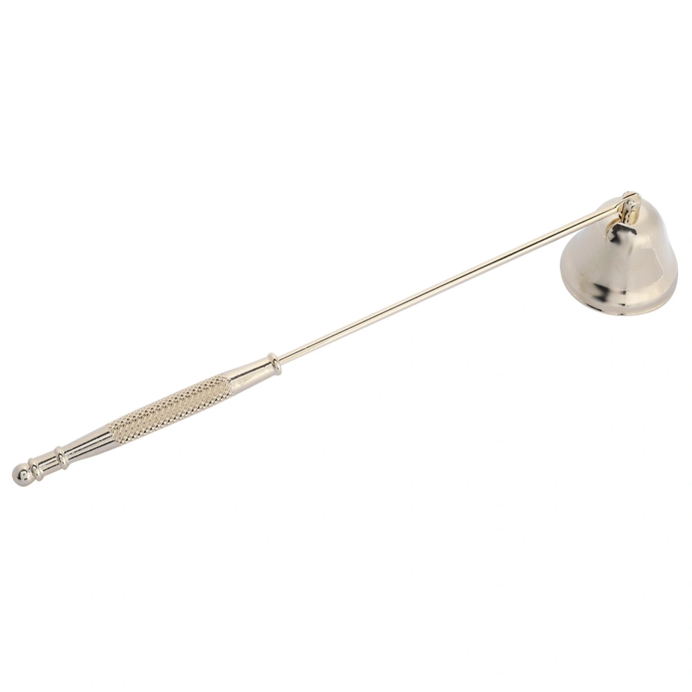 1Pcs Fashion Stainless Steel Bell Shaped Candle Snuffer Wick Trimmer Cover Hand Tool(gold)