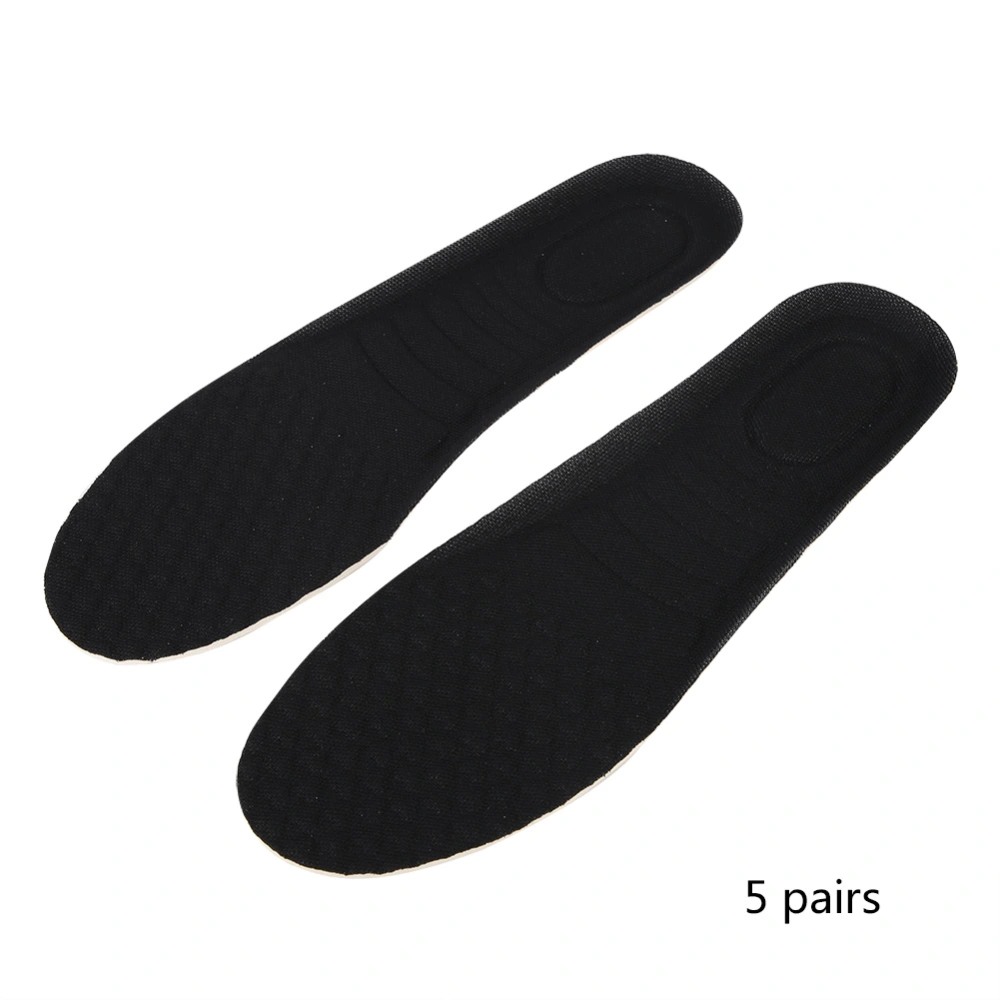 Soft Comfortable Massage Insoles EVA Shoes Insole Sneaker Insert Cushion (43-47 5 pairs)