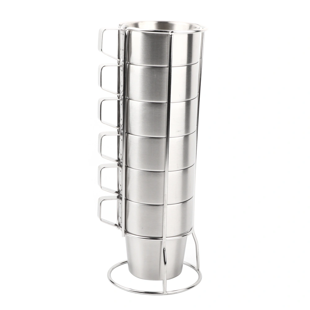 Stainless Steel Cups Water Beer Coffee Drinking Cup with Grip Handle