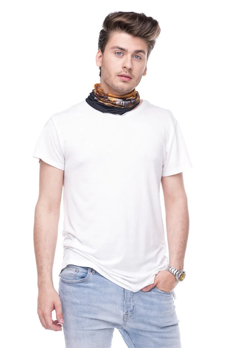 Men Motorbike Neck Scarf, Warmer Face Mask, Animal Collar Scarf