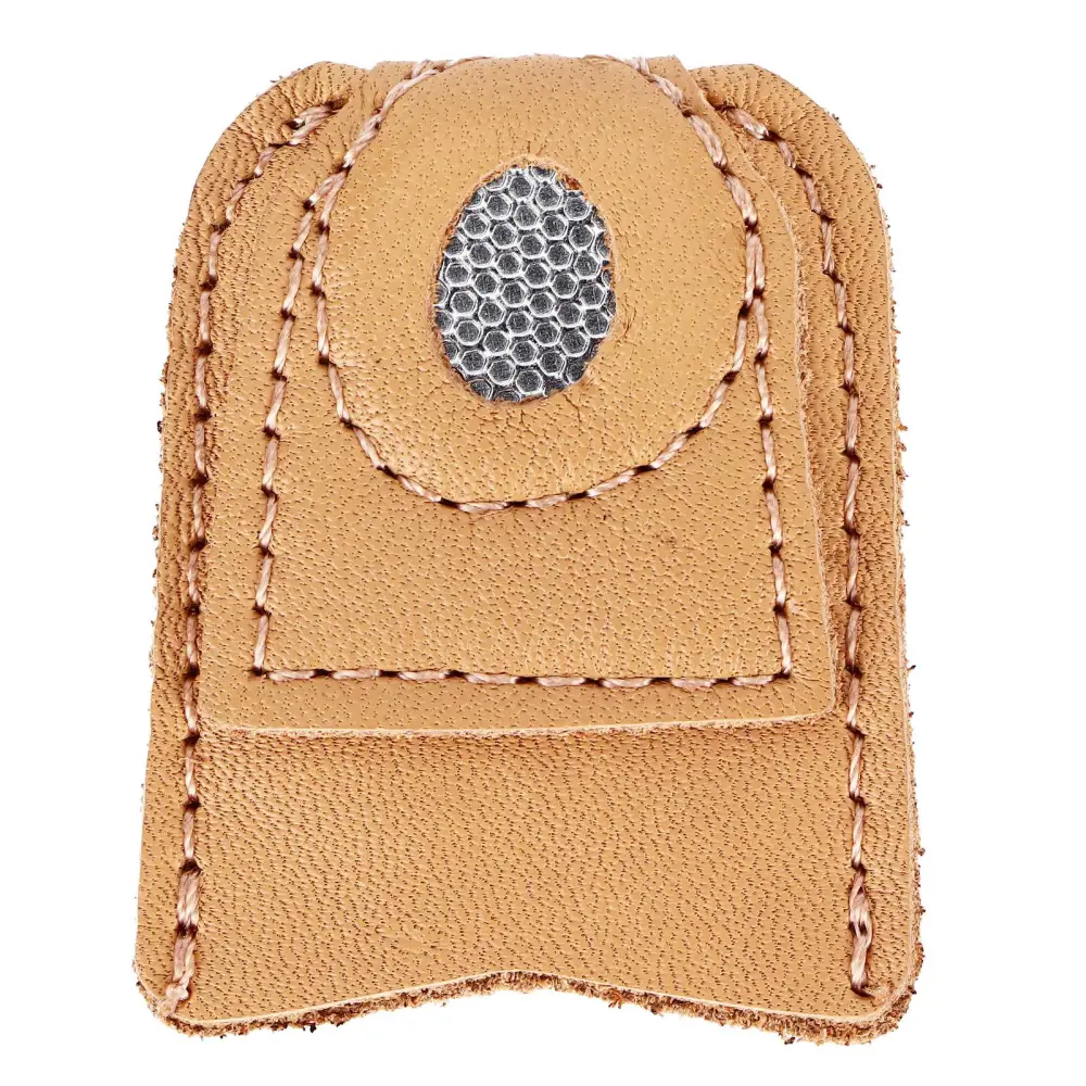 Sewing Finger Sleeve Knitting Thimble Leather Fingertip Protector Embroidery SuppliesLarge