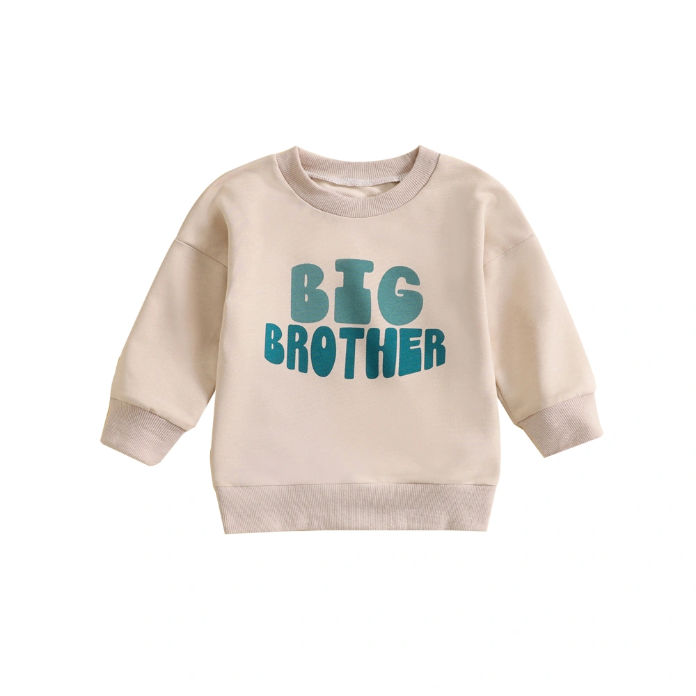 Baby Boy Romper/Sweatshirt Long Sleeve Letters Print Bodysuit/Pullover