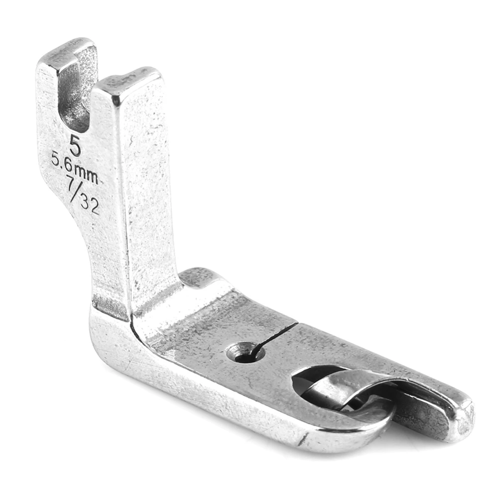 Universal Industrial Single needle Fat Bed Sewing Machine Rolled Hem Presser Foot (5.6MM)