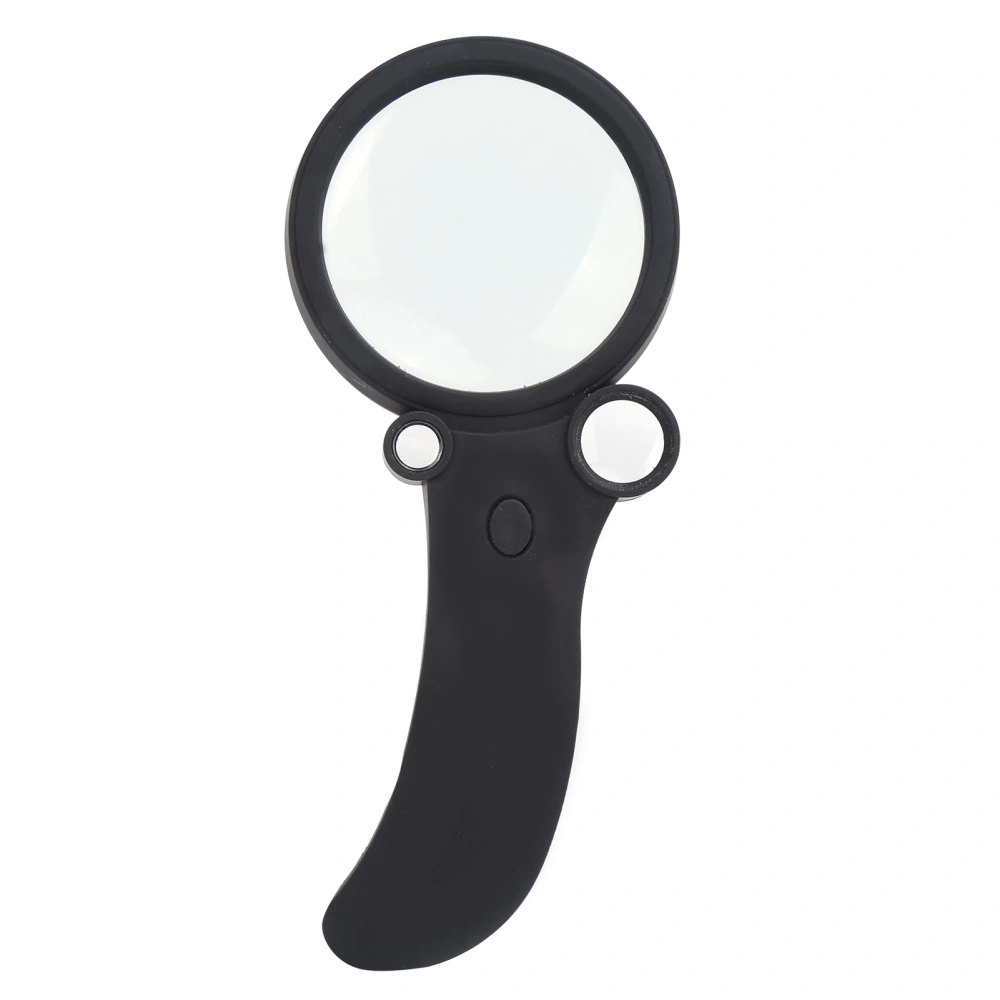 Magnifying Glass HandHeld 3 Lenses 3X LED Magnifier for Seniors Reading Printing Inspection Exploring