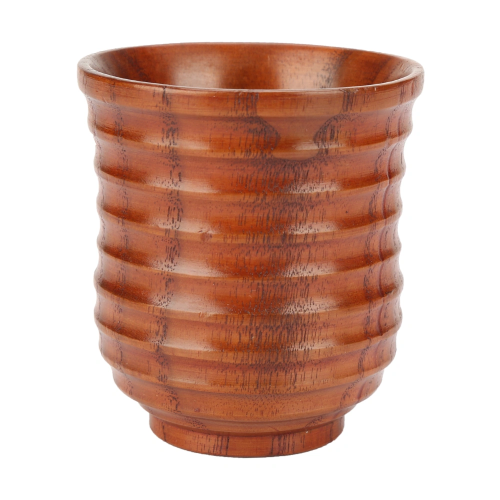 Classical Natural Cylindrical Shape Wood Thread Water Teacup Gift Cup Collection