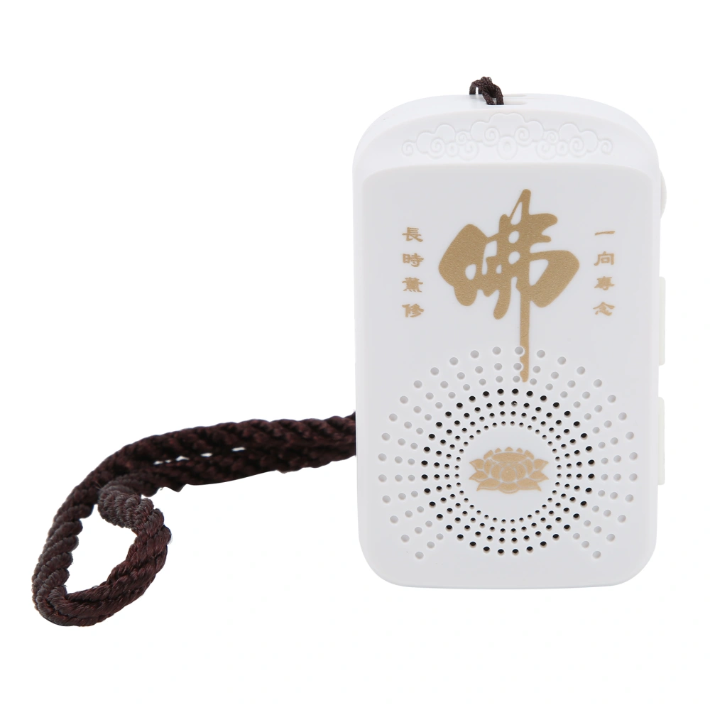 Buddha Machine Mini Engraved Charging Card Temple Chanting Tools for Religious People