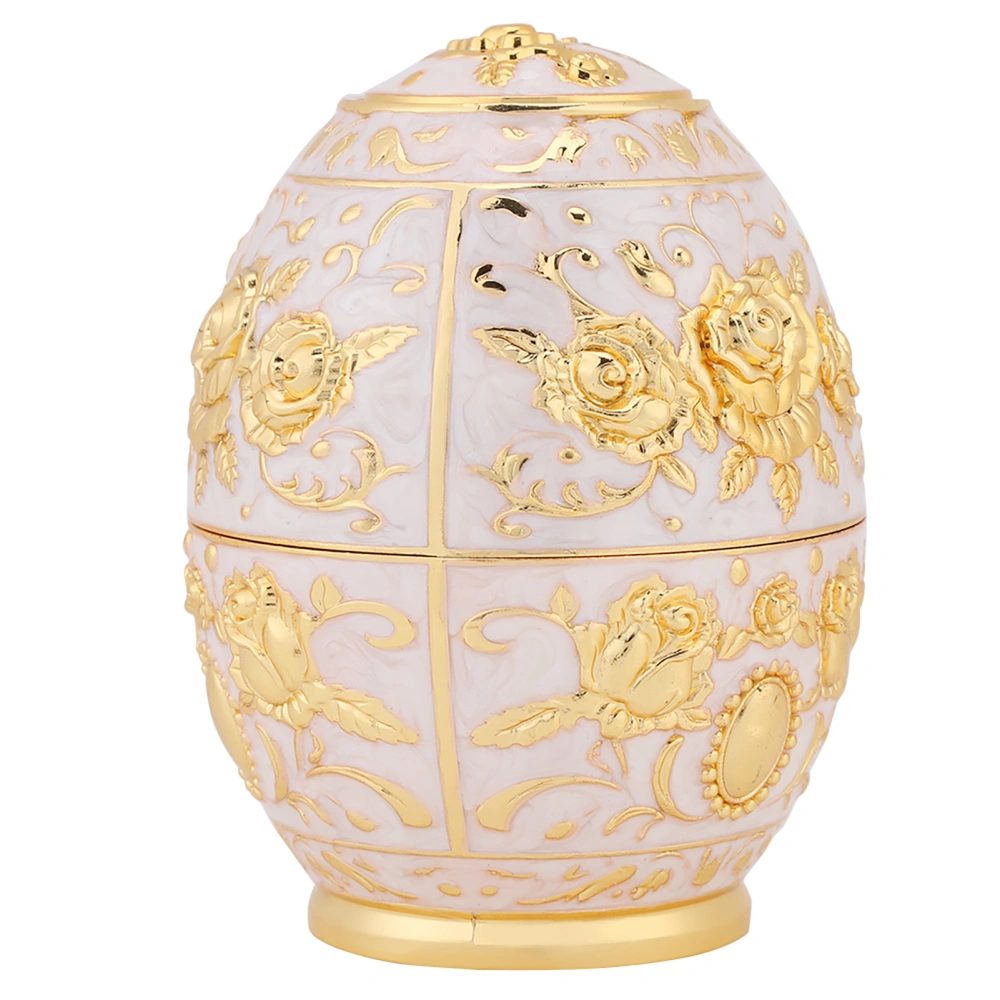 Metal Zinc Alloy Toothpick Holder Flower Pattern Hand Press Toothpick Dispenser(Gold Pattern)