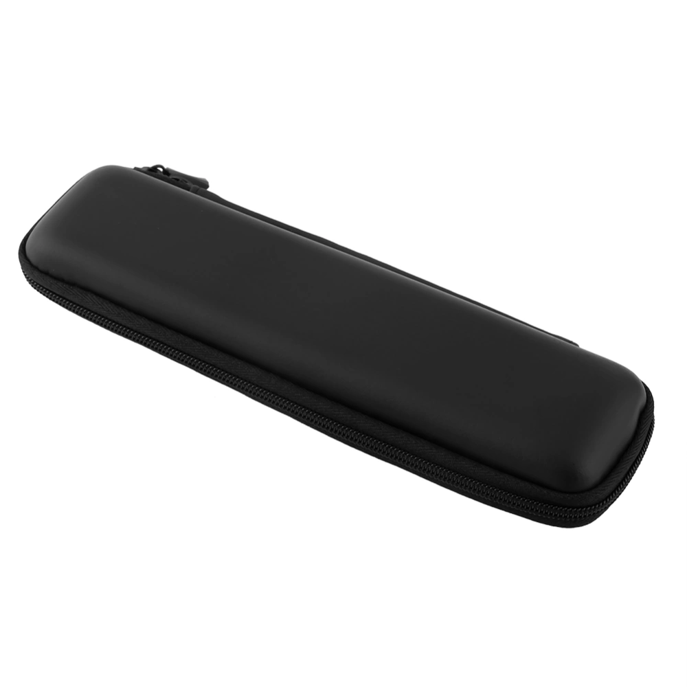 1pc Black Portable EVA Shell Pen Pencil Case Pouch Stationery Holder Electronic Cigarette Bag