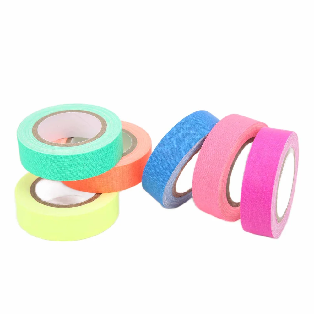 6Pcs Cotton Tape Comfortably Touch Breathable High Toughness Light Weight Colored Masking Tape for Quilting Stitching