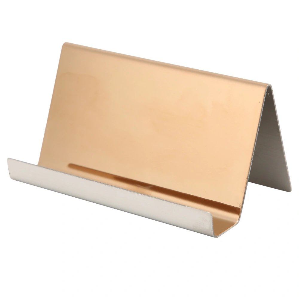 Business Card Holder Multipurpose Stable Sturdy Safe Firm Durable Name Cards DisplayRose Gold