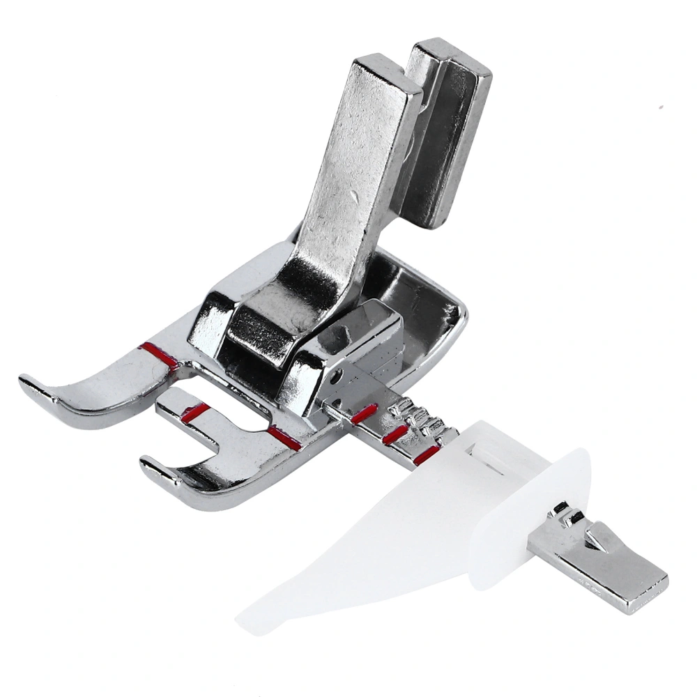 Presser Foot with Handle Fixed Gauge Ruler Multifunctional Domestic Sewing Machine AccessoriesFixed Gauge Slant Handle