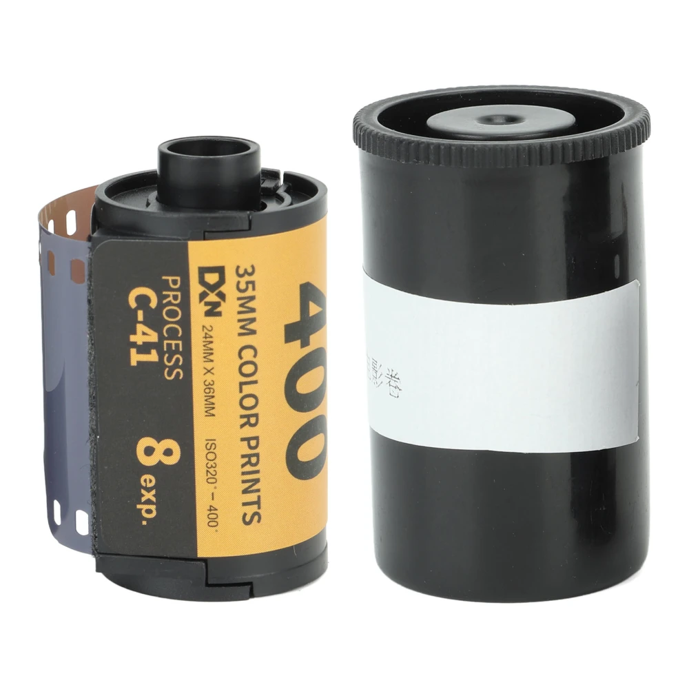 Camera Color Film ISO 320‑400 35mm Fine Grain Wide Exposure Latitude HD Camera Color Negative Film for 135 Camera 8 Sheet