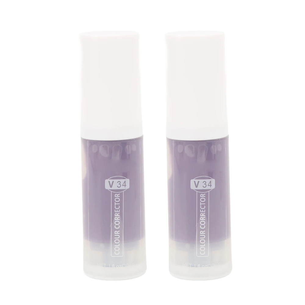 2 Pcs Tooth Whitening Serum Safe Organic Material Stain Removal Tooth Brightness Serum Purple Toothpaste